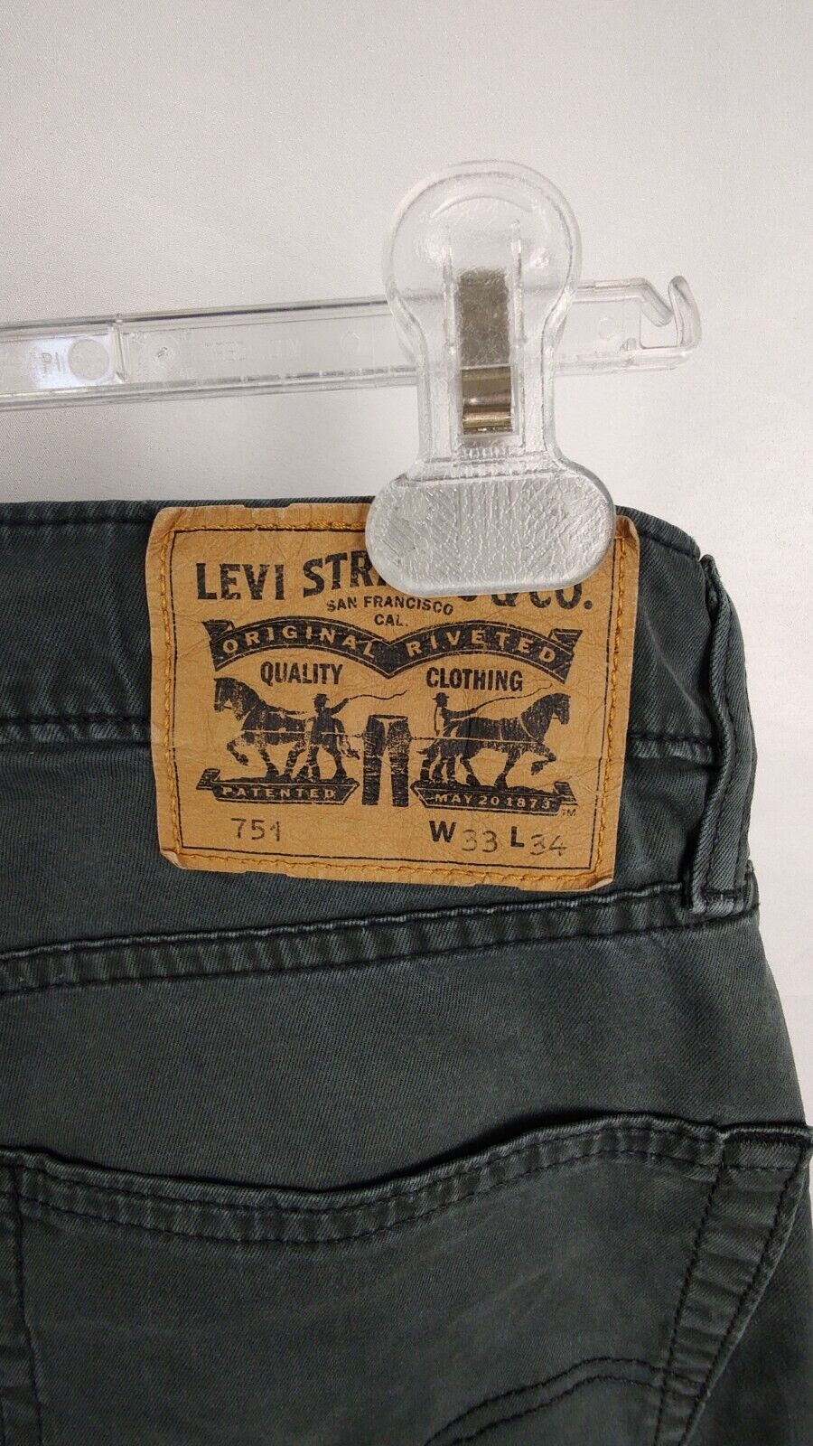 LEVI'S PANTALONI UOMO TG 33 MAN PANTS CASUAL VINTAGE