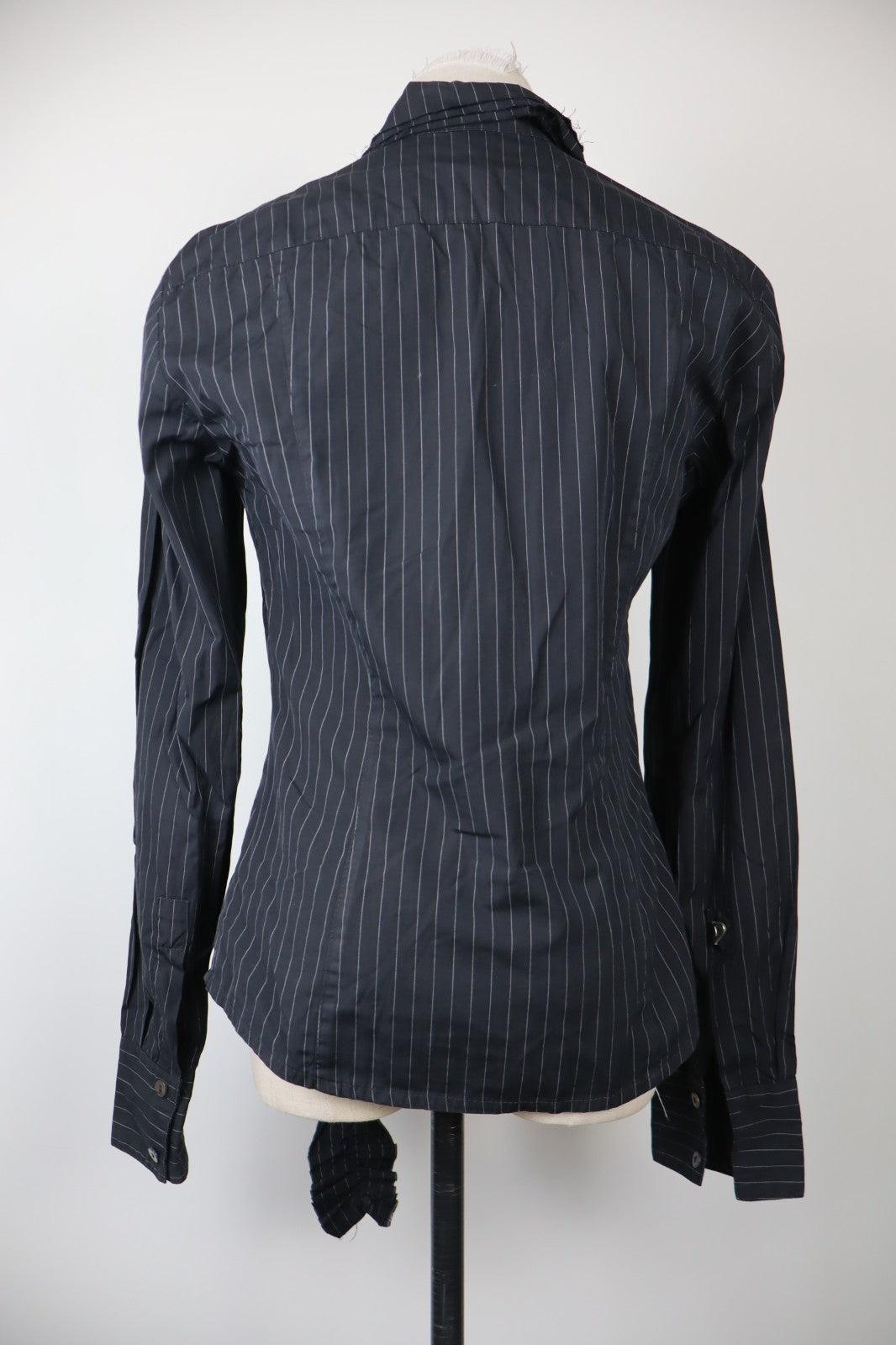 DONDUP CAMICIA  DONNA TG. 42 WOMAN SHIRT CASUAL VINTAGE COTONE VOLANT