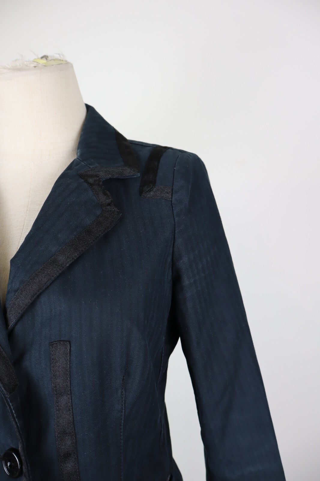 AJ ARMANI JEANS BLAZER GIACCA COTONE DONNA Tg 40 WOMAN VINTAGE JACKET CASUAL