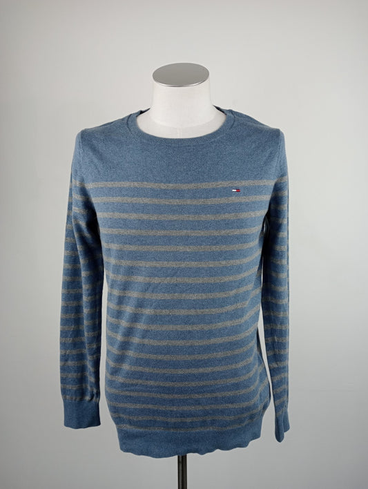 TOMMY HILFIGER MAGLIONE COTONE COTTON UOMO M MAN SWEATER CASUAL VINTAGE ITALY