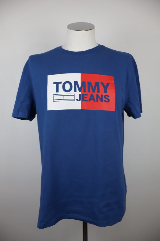 TOMMY HILFIGER JEANS MAGLIA UOMO TG. M MAN T-SHIRT VINTAGE CASUAL COTONE COTTON