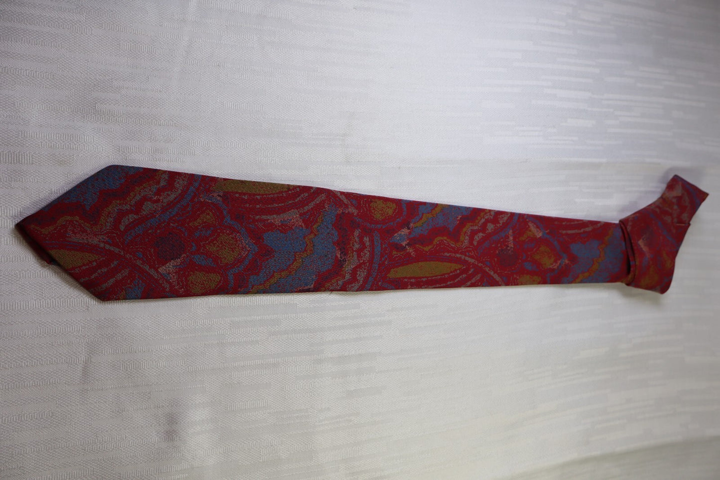 BARTON MODA 100% SILK TIE SETA CRAVATTA NECKTIE MADE IN ITALY VINTAGE