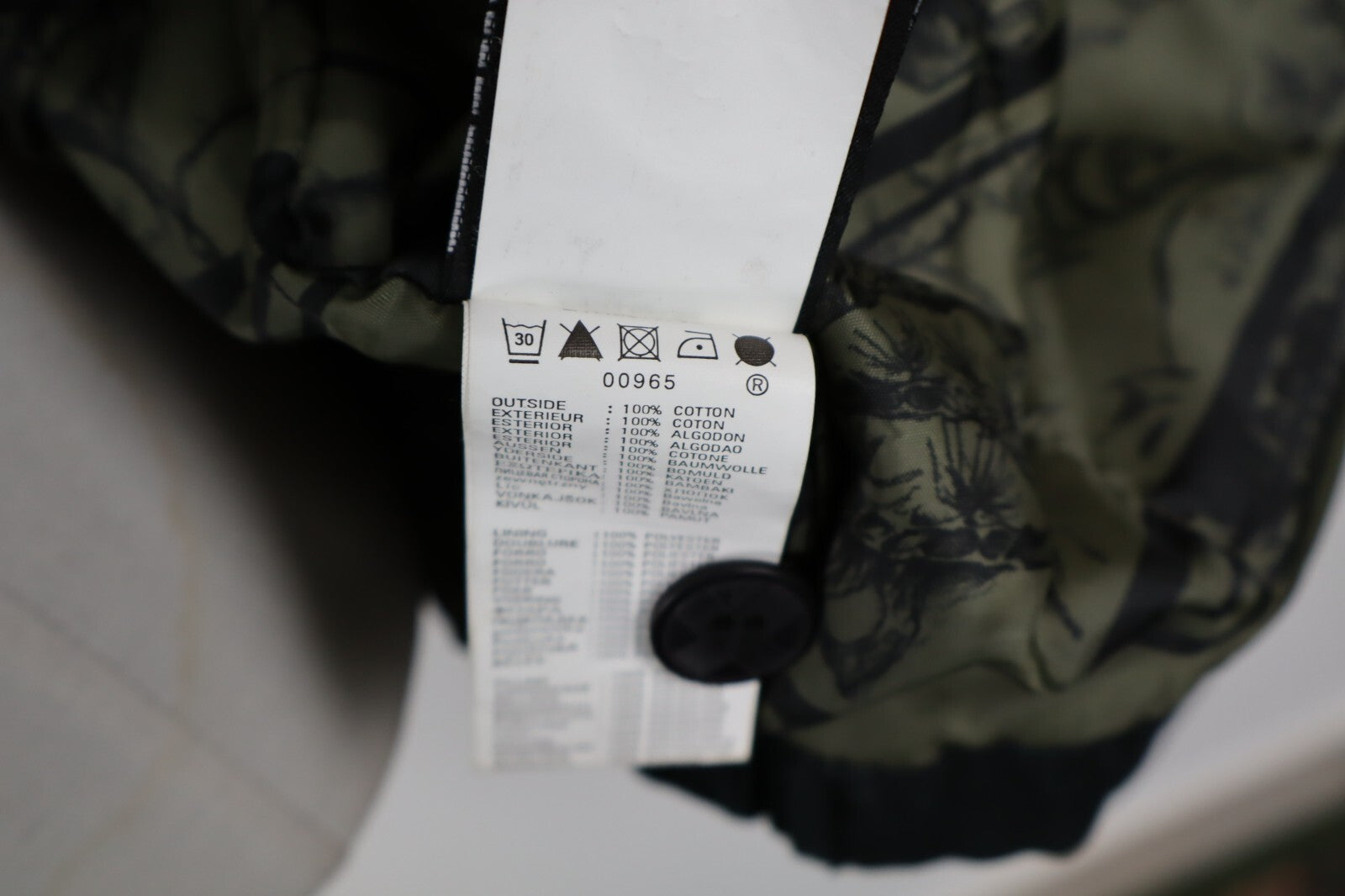 QUIKSILVER GIUBBINO GIACCA UOMO Tg. L MAN CASUAL JACKET VINTAGE