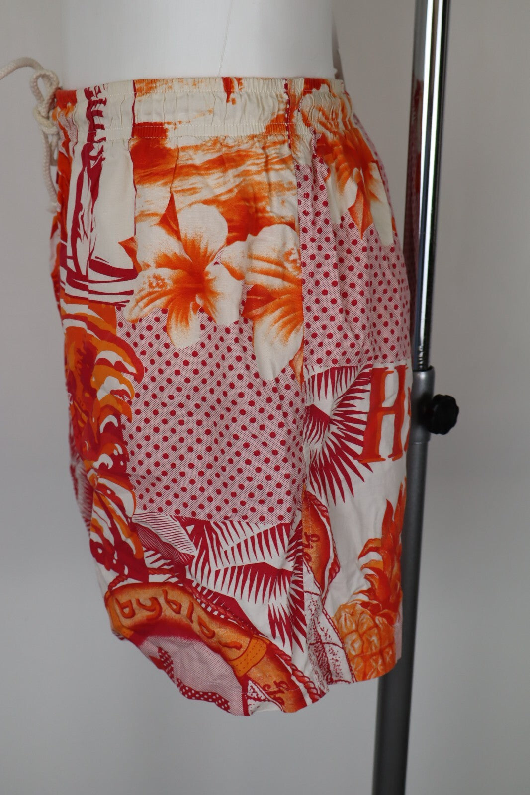 BYBLOS COSTUME PANTALONCINO MARE UOMO TG 52 MEN SWIMSUIT VINTAGE CASUAL COTTON