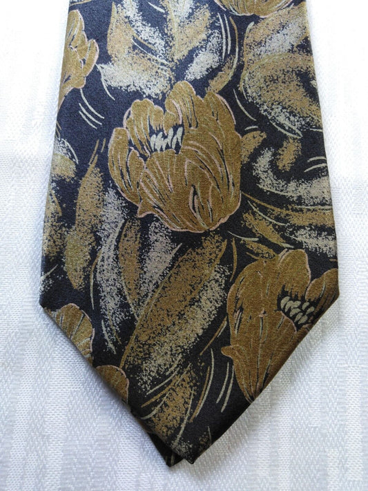 TRUSSARDI 100% SETA SILK TIE CRAVATTA NECKTIE ITALY VINTAGE CLASSIC