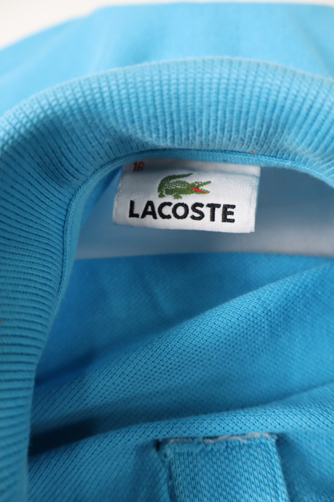 LACOSTE MAGLIA RAGAZZO COTONE TG. 16 ANNI MAN COTTON POLO SHIRT CASUAL VINTAGE