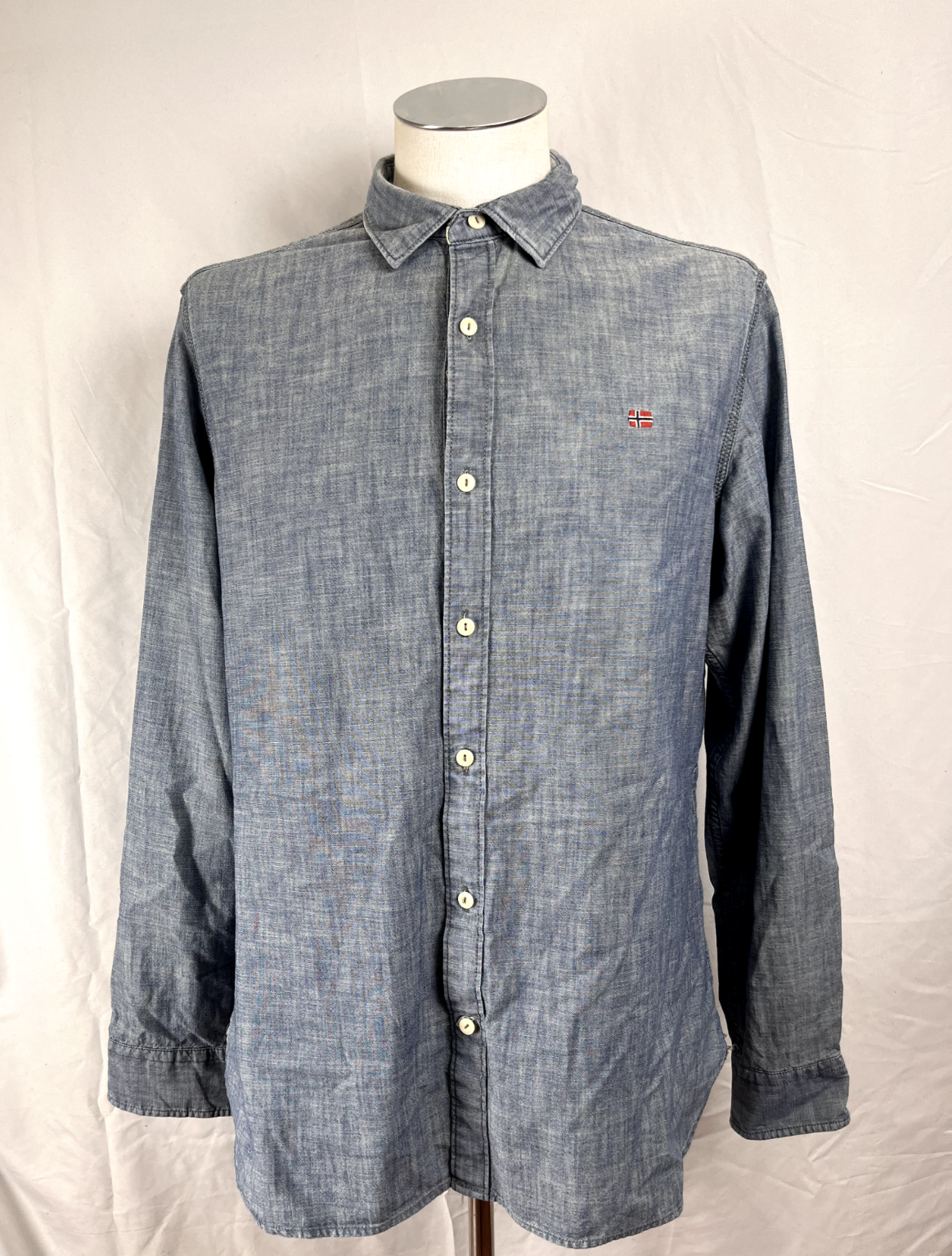 NAPAPIJRI CAMICIA SHIRT UOMO Tg XL MAN VINTAGE CASUAL COTONE COTTON