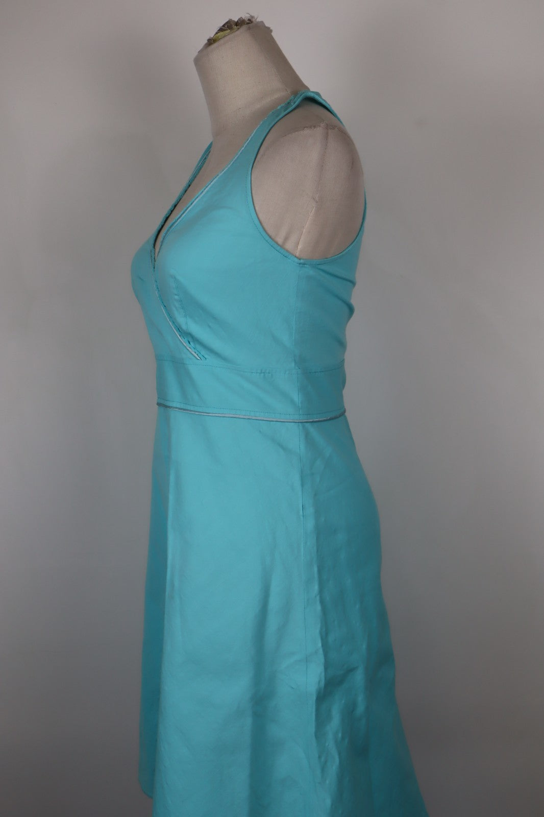 MARELLA VESTITO SMANICATO DONNA ABITO TG 4a WOMAN CASUAL VINTAGE DRESS COTONE