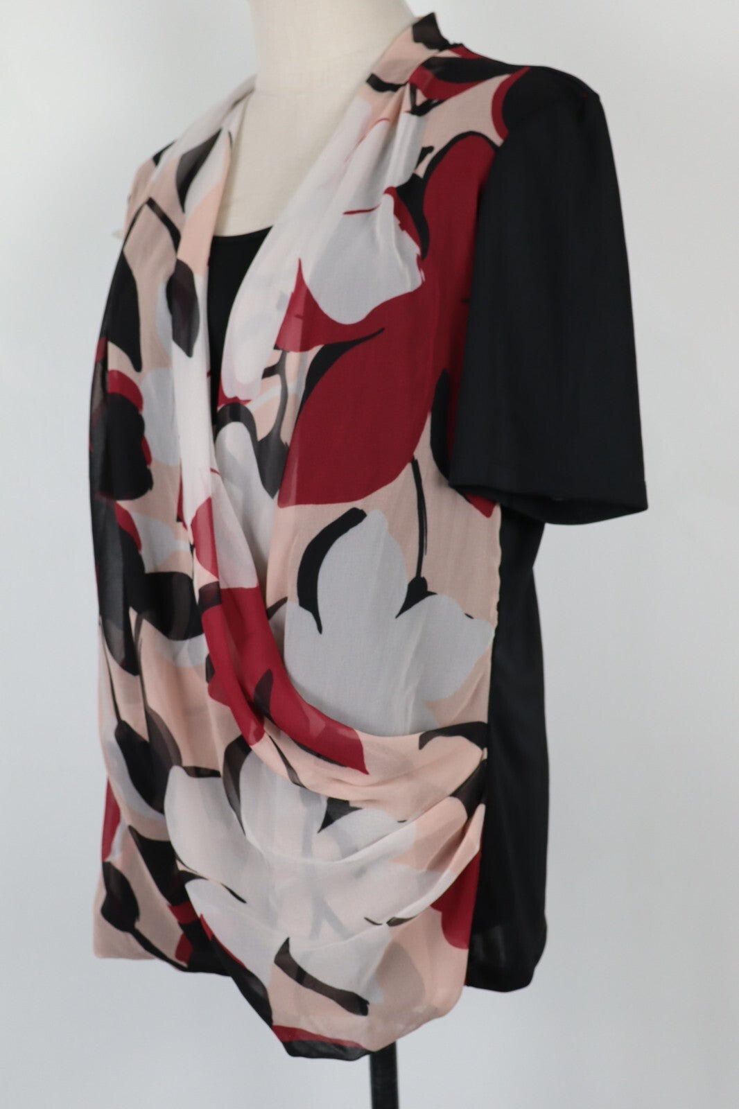 PER TE BY KRIZIA MAGLIA DONNA TG. 17 WOMAN T-SHIRT CASUAL VINTAGE FLORAL