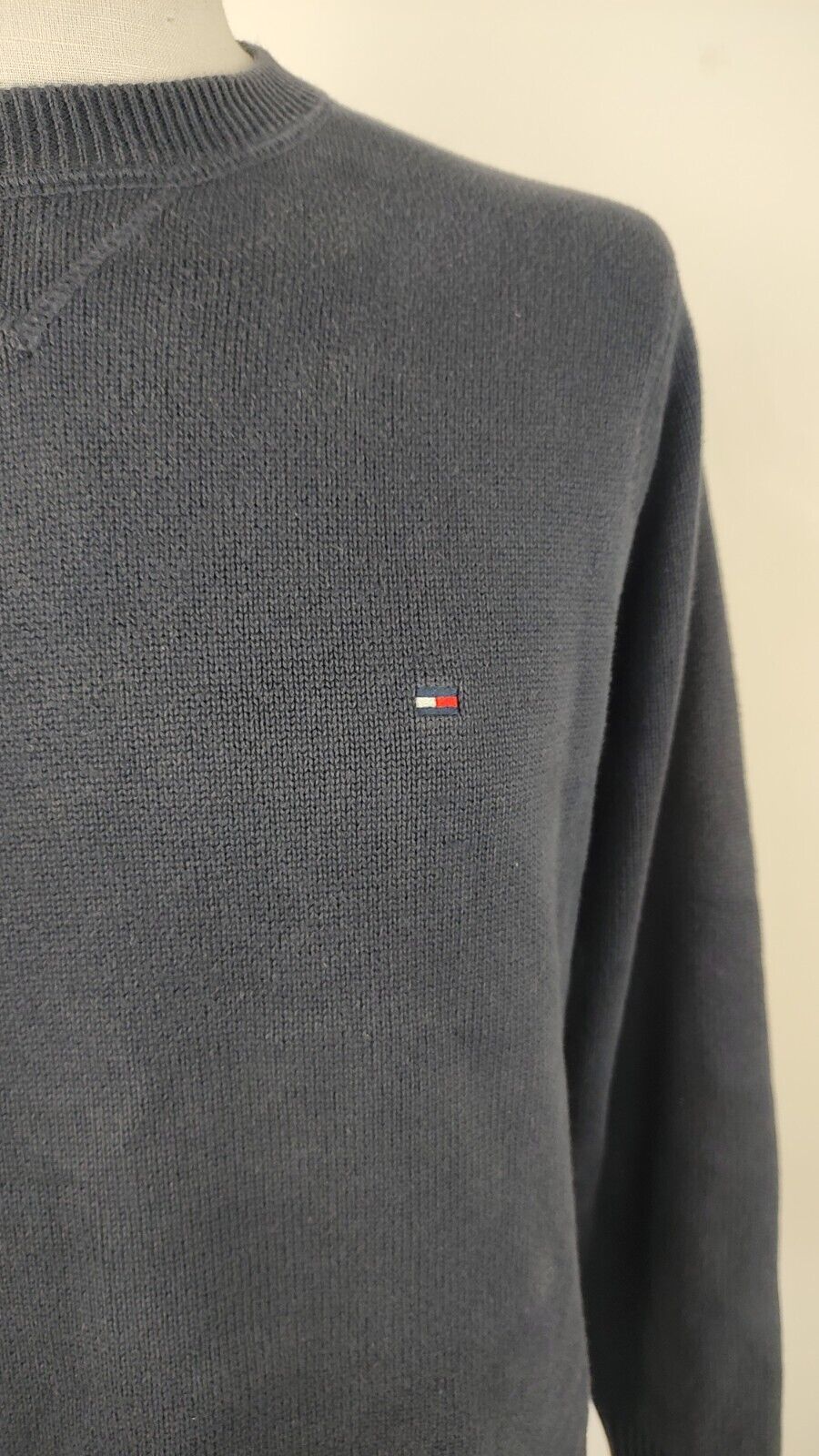 TOMMY HILFIGER MAGLIONE LANA VINTAGE UOMO Tg. S MAN SWEATER CASUAL
