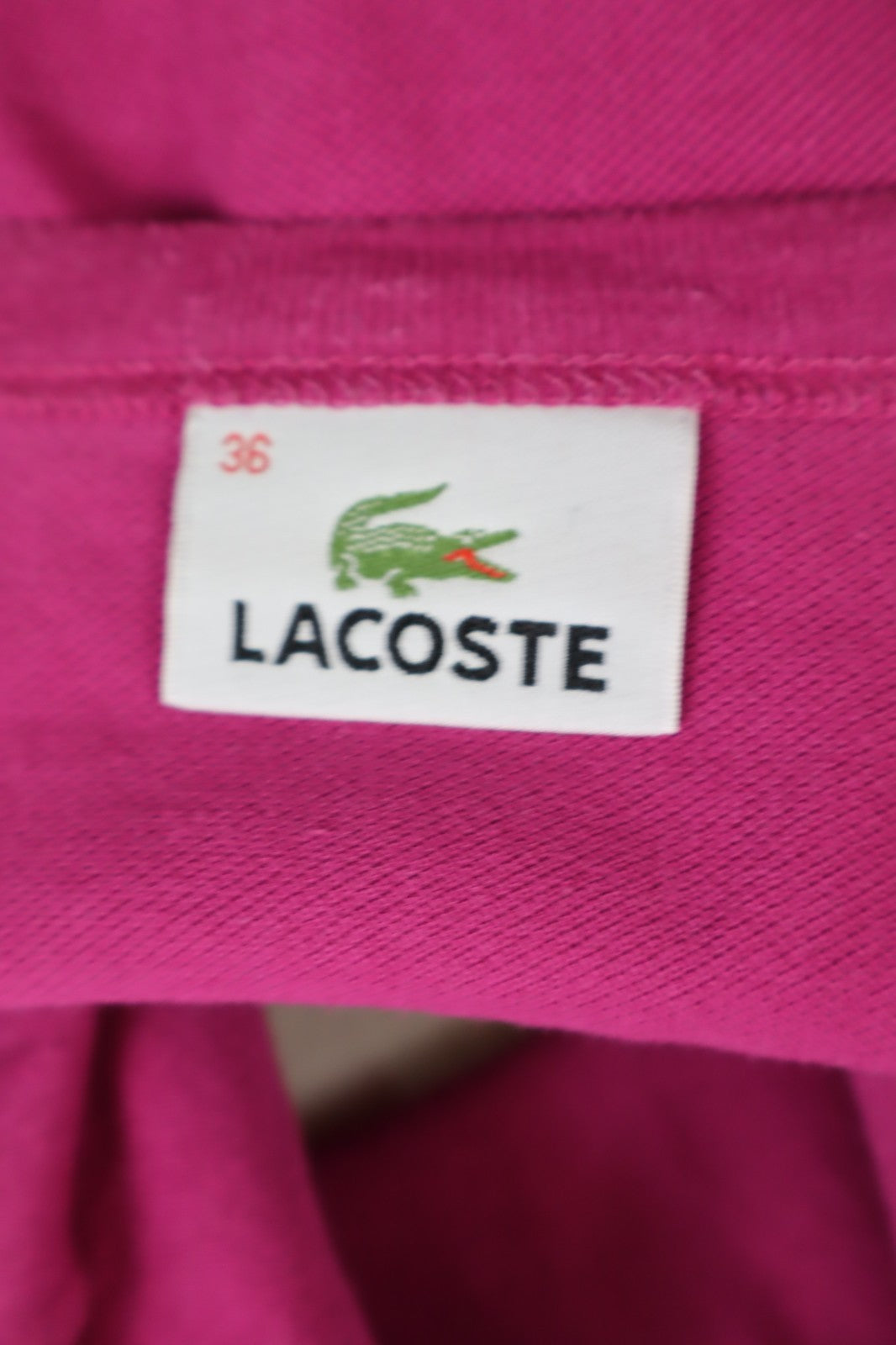 LACOSTE MAGLIA DONNA TG. 36 WOMAN CASUAL VINTAGE TANK TOP T-SHIRT