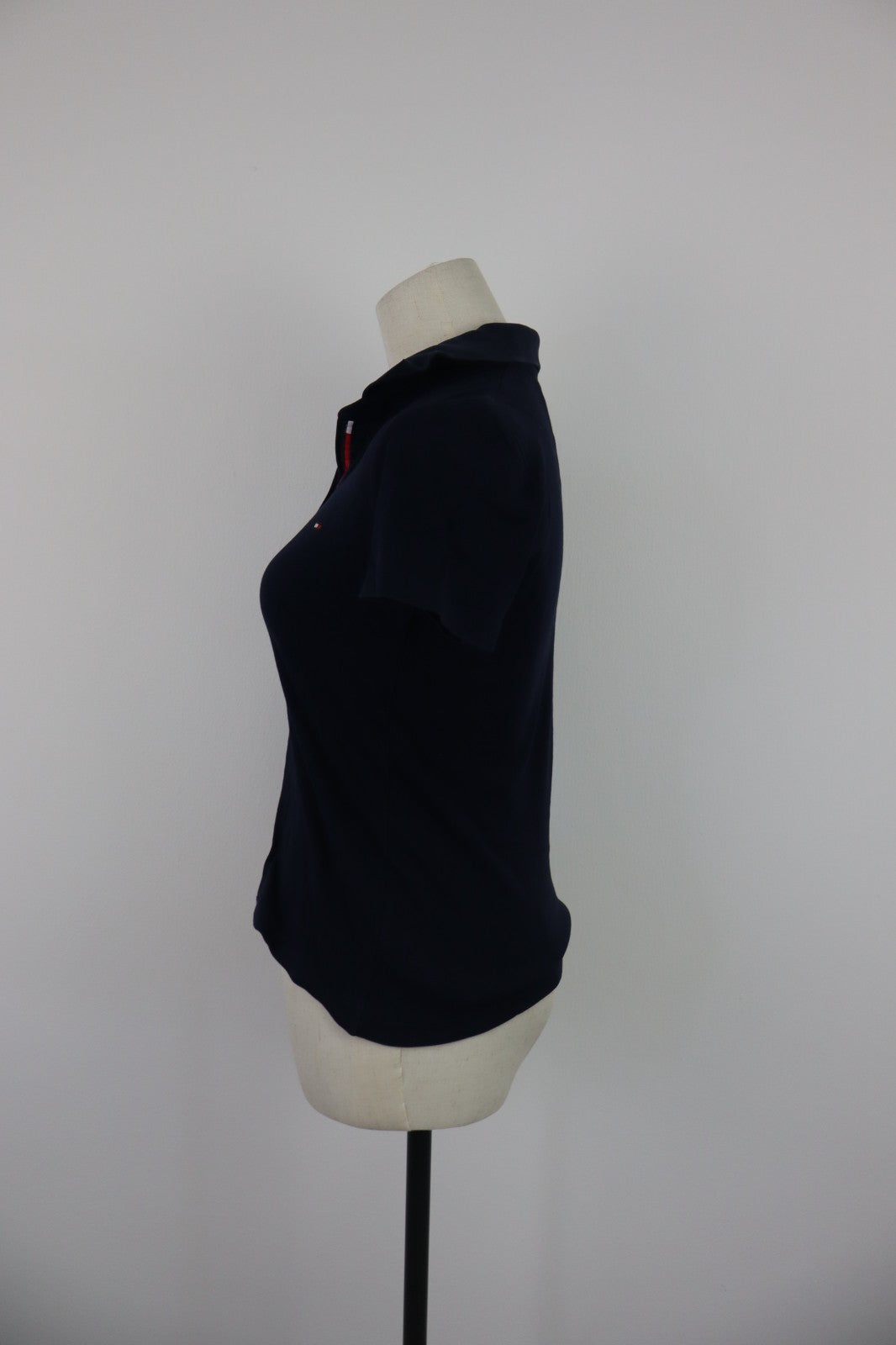 TOMMY HILFIGER SPORT POLO MAGLIA DONNA COTONE TG. M WOMAN SHIRT CASUAL VINTAGE