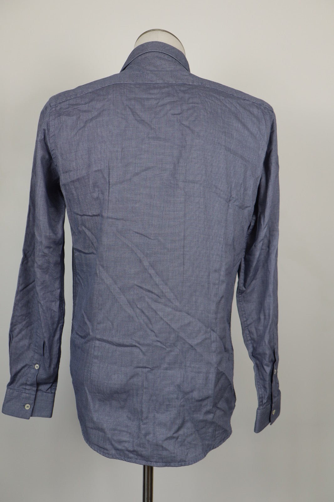 LIU JO CAMICIA COTONE UOMO TG. 40 MAN CASUAL VINTAGE SHIRT LOGO COTTON