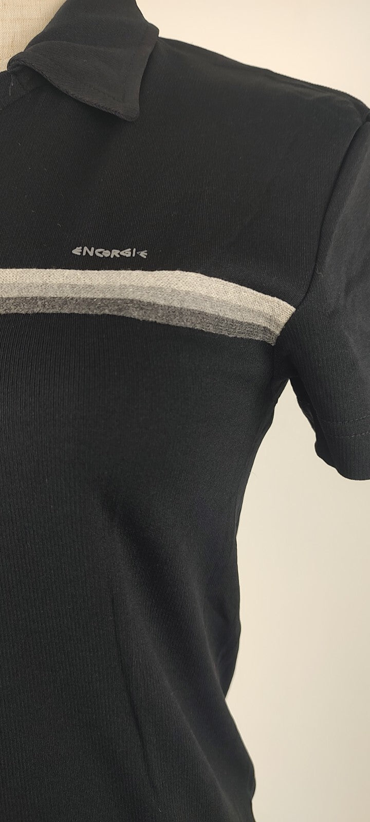 ENERGIE POLO MAGLIA DONNA TG. M COTONE WOMAN SHIRT CASUAL VINTAGE