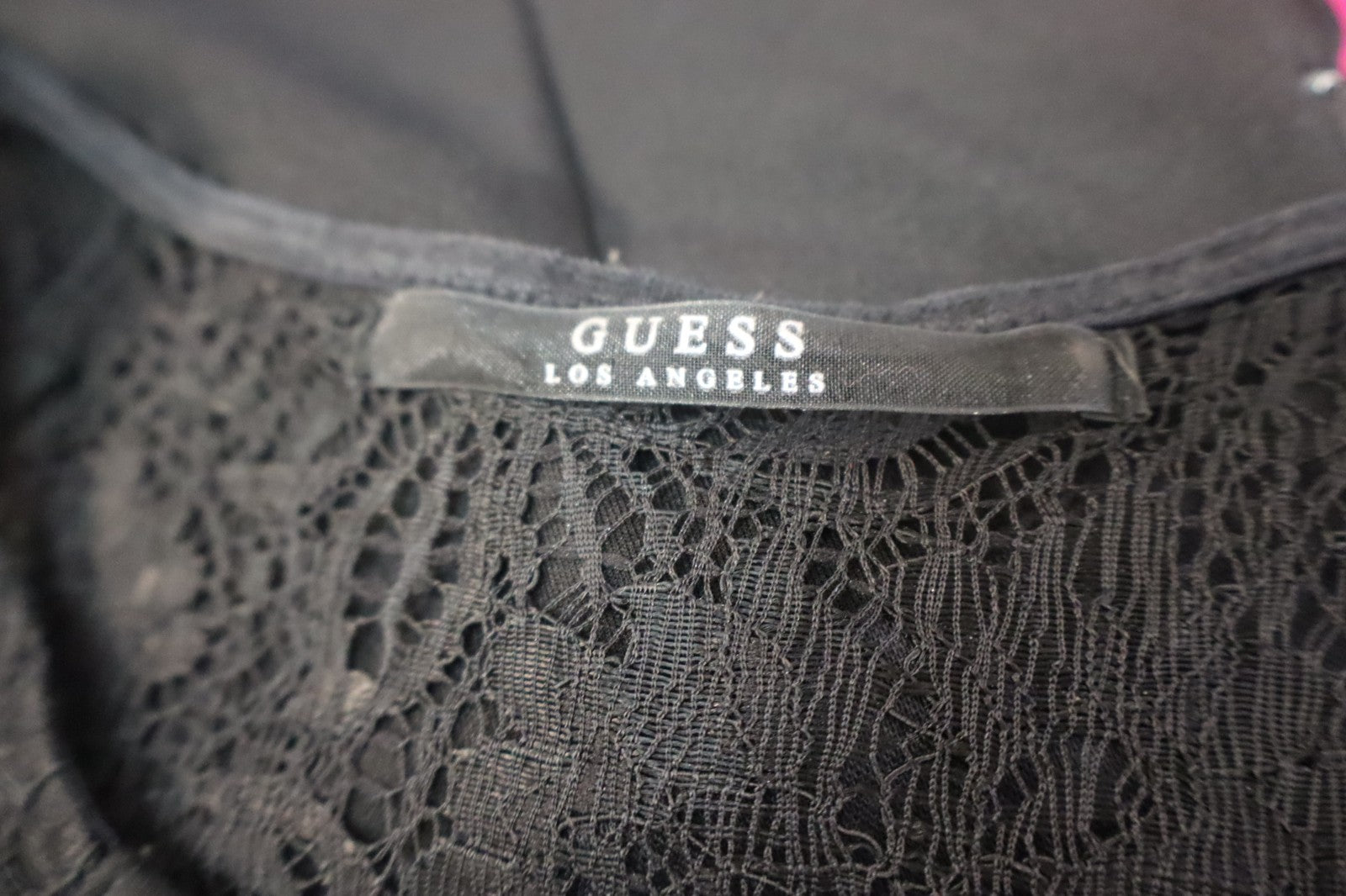 GUESS LOS ANGELES VESTITO DONNA TG. S WOMAN CASUAL VINTAGE DRESS ABITO RICAMATO