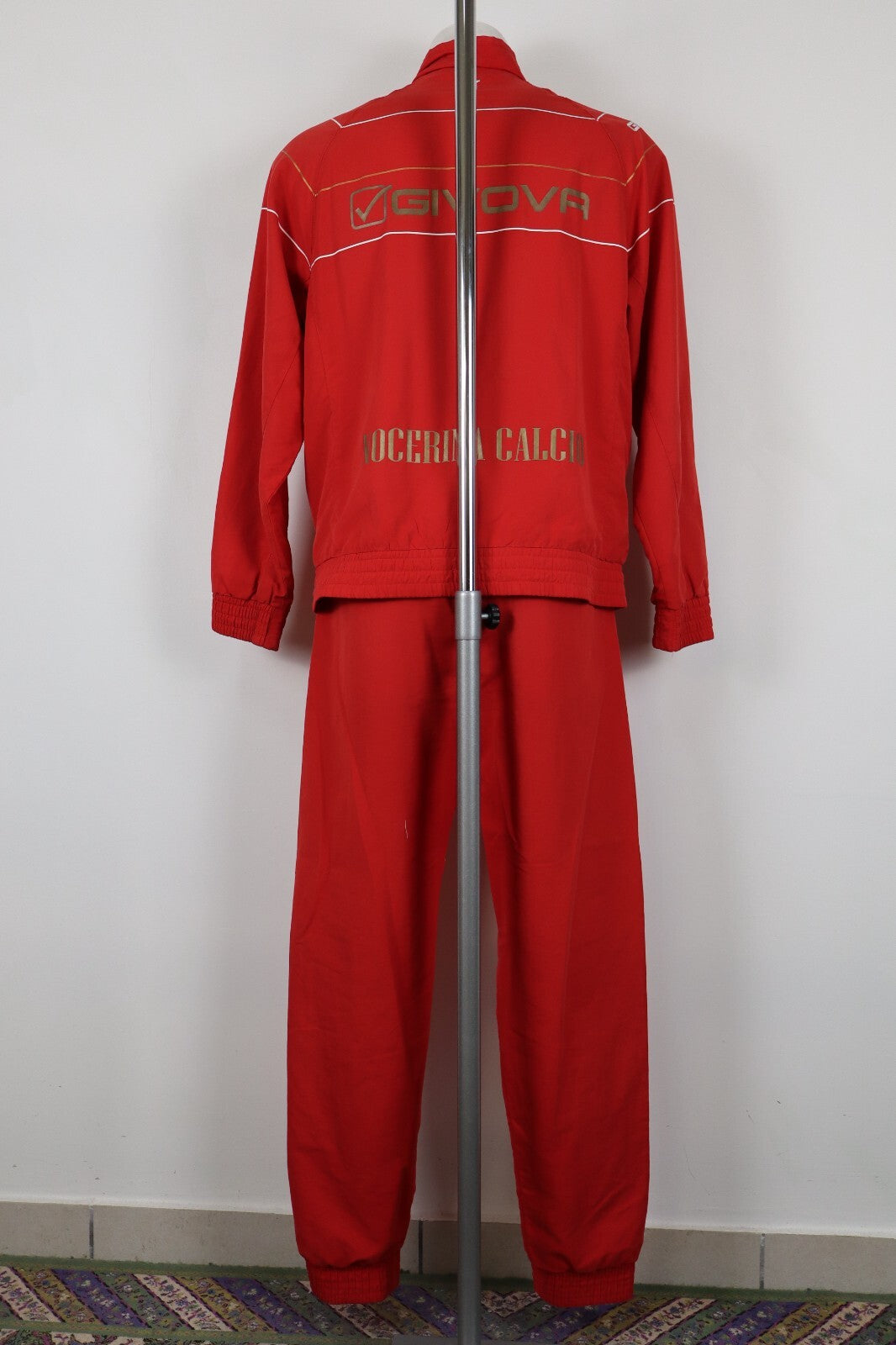 GIVOVA NOCERINA TUTA COMPLETA CALCIO UOMO Tg M TRACKSUIT SPORT VINTAGE
