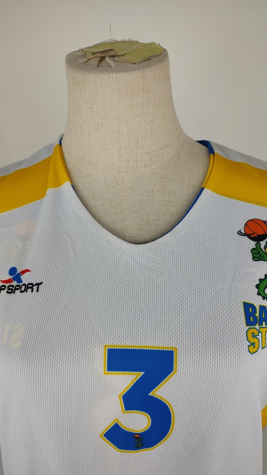 STABIA CANNAVALE N. 3 CANOTTA DONNA BASKET INDOSSATA TG M SPORT DOUBLE-FACE