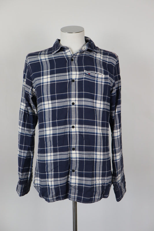 TOMMY HILFIGER CAMICIA UOMO TG. M MAN CASUAL VINTAGE SHIRT COTONE COTTON