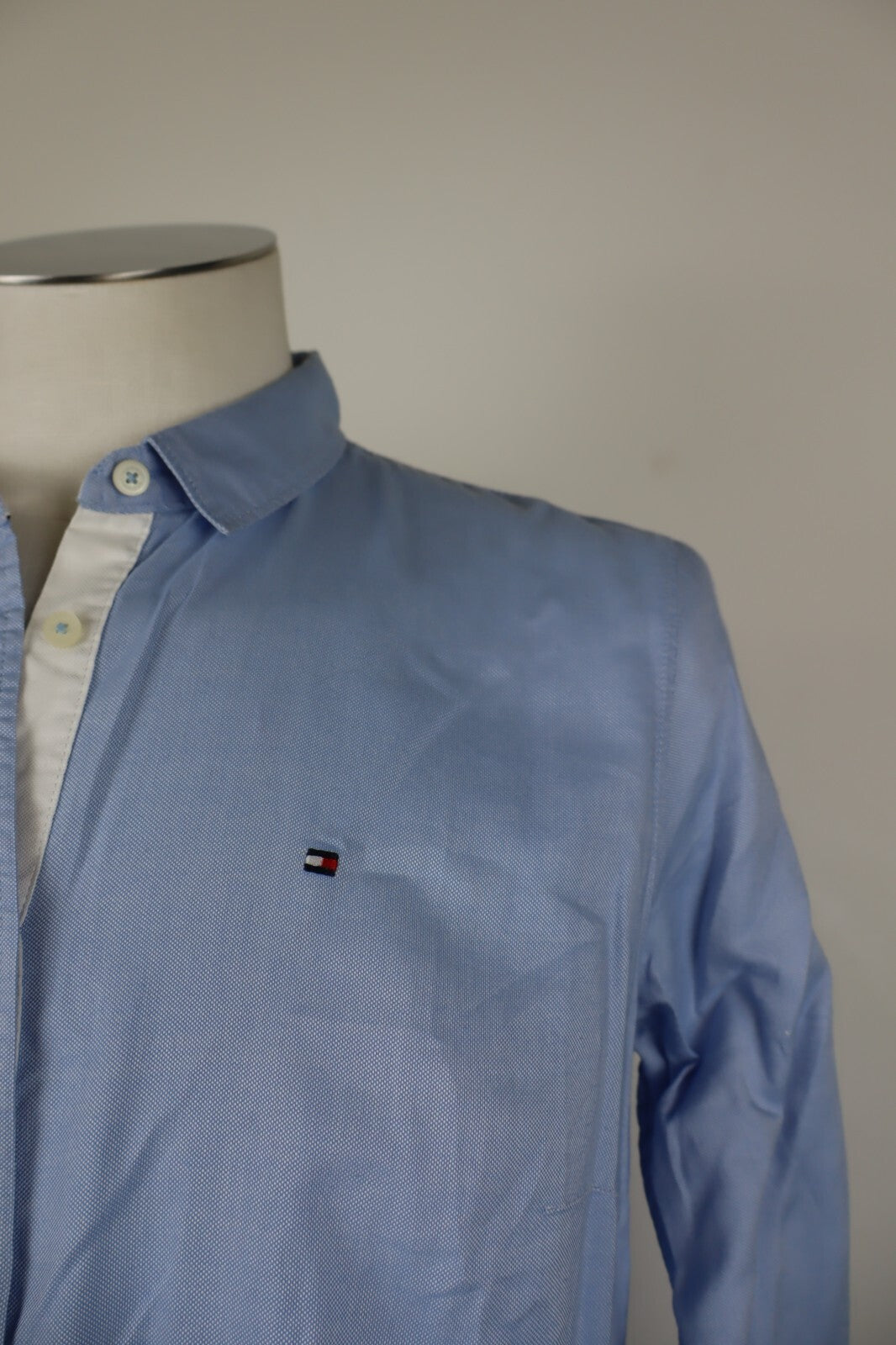 TOMMY HILFIGER CAMICIA UOMO TG. 10 MAN CASUAL VINTAGE SHIRT COTONE COTTON