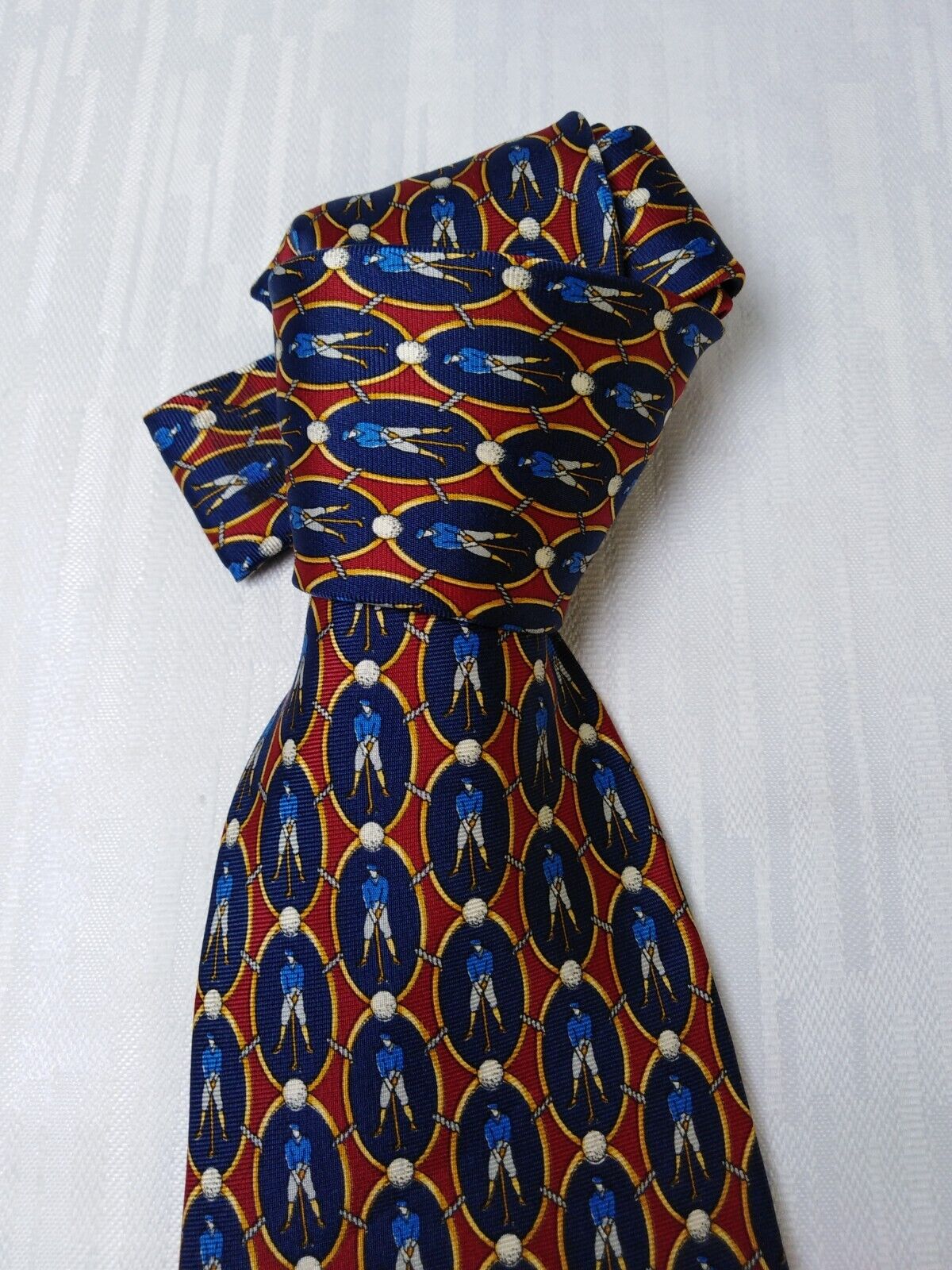 DAKS 100% SETA SILK TIE CRAVATTA NECKTIE ITALY VINTAGE