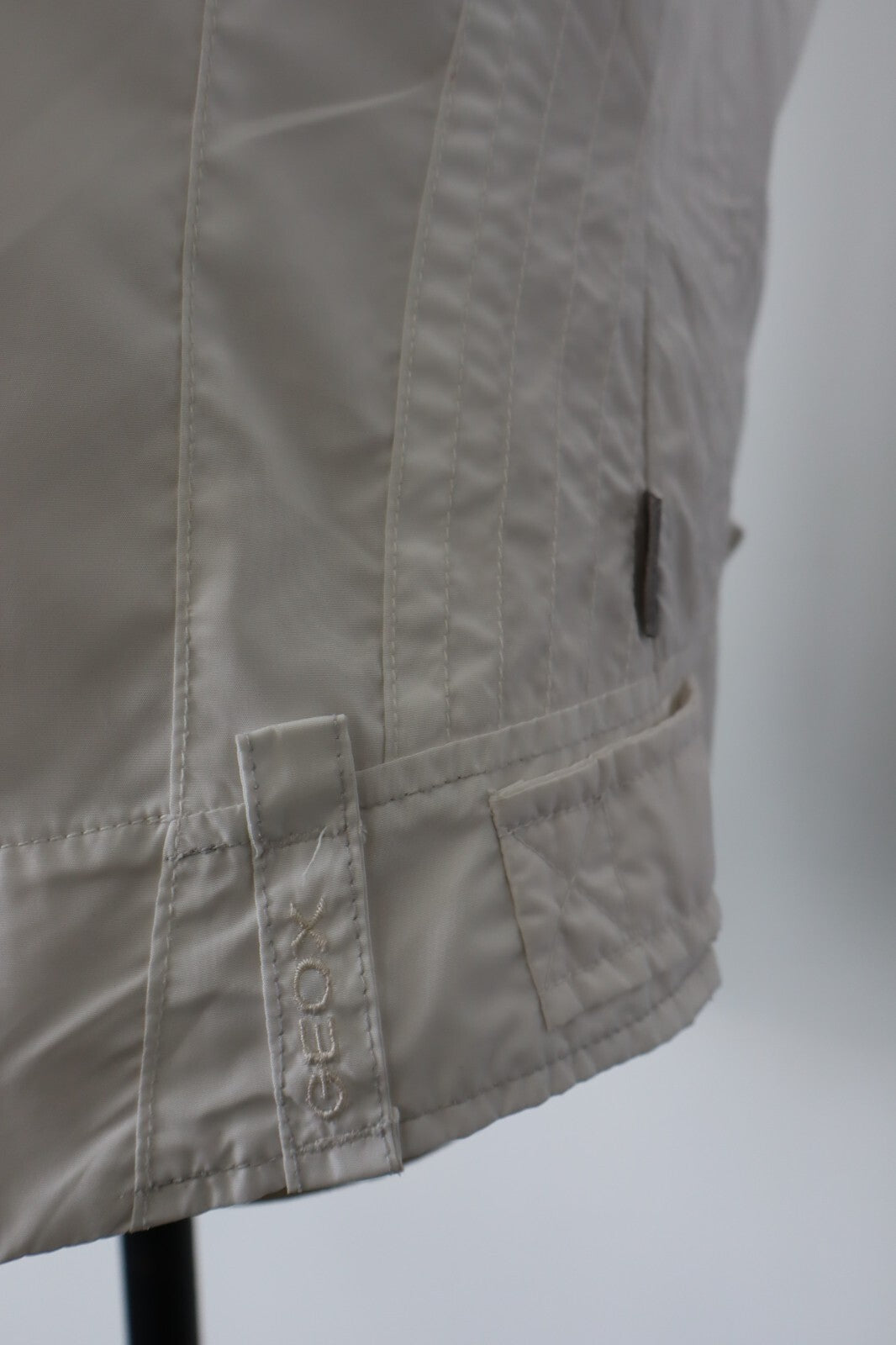 GEOX GIUBBINO SMANICATO GILET DONNA TG 50 WOMAN CASUAL JACKET VINTAGE