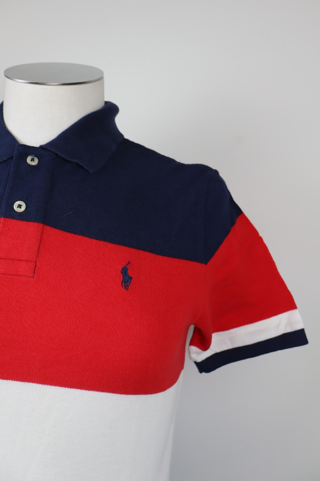 RALPH LAUREN MAGLIA POLO RAGAZZO COTONE TG L 14 16 ANNI BOY SHIRT CASUAL VINTAGE