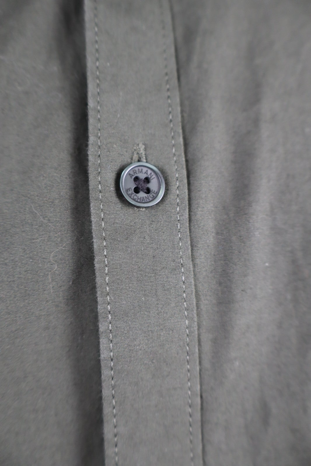 AX ARMANI EXCHANGE CAMICIA MANICA LUNGA UOMO COTONE M MAN CASUAL VINTAGE SHIRT