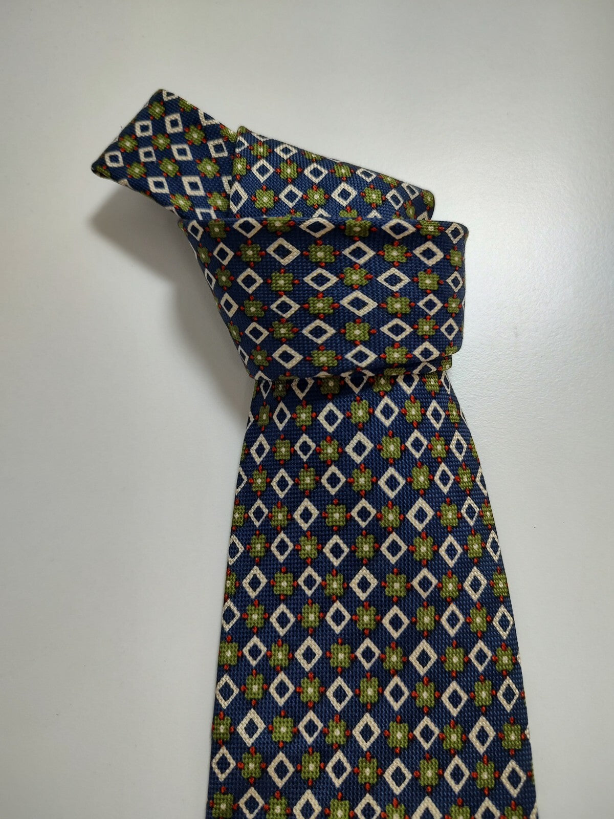 ANDREW'S 100% SILK TIE SETA CRAVATTA NECKTIE MADE IN  ITALY CLASSIC
