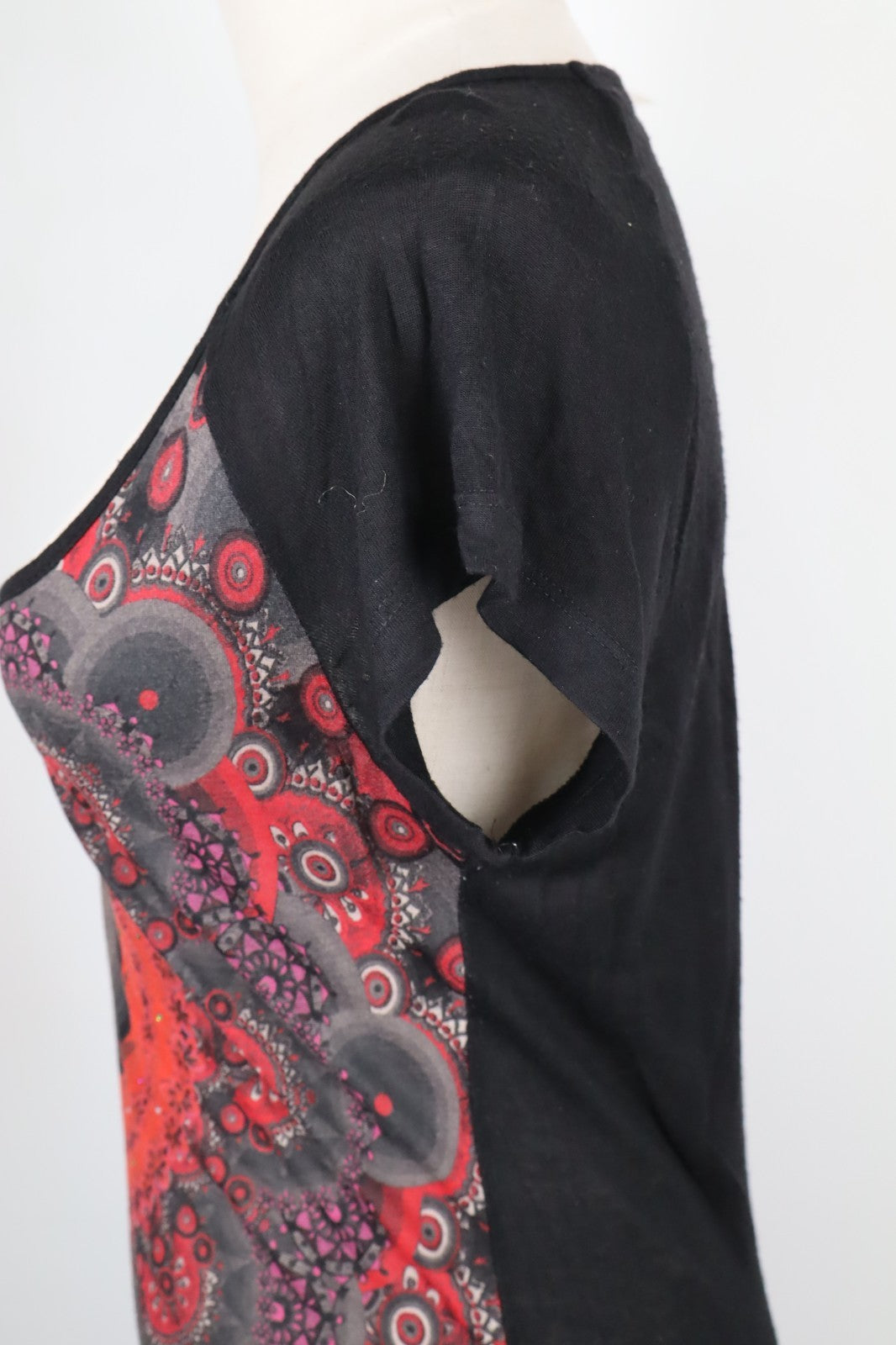 DESIGUAL VESTITO DONNA TG. S WOMAN CASUAL VINTAGE DRESS ABITO COTONE