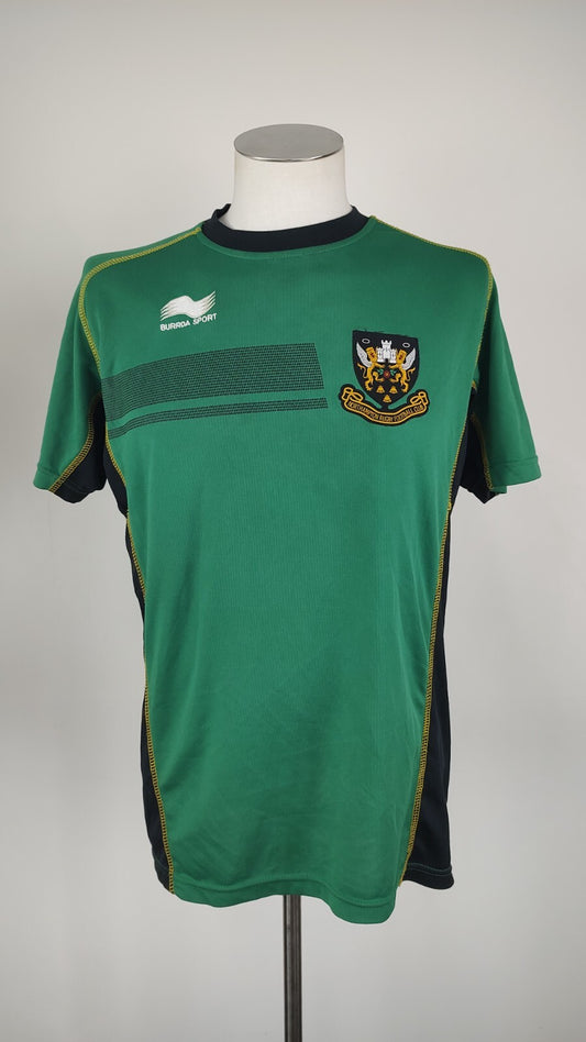 BURRDA NORTHAMPTON MAGLIA UOMO TG. L MAN T-SHIRT RUGBY ITALIA CASUAL VINTAGE