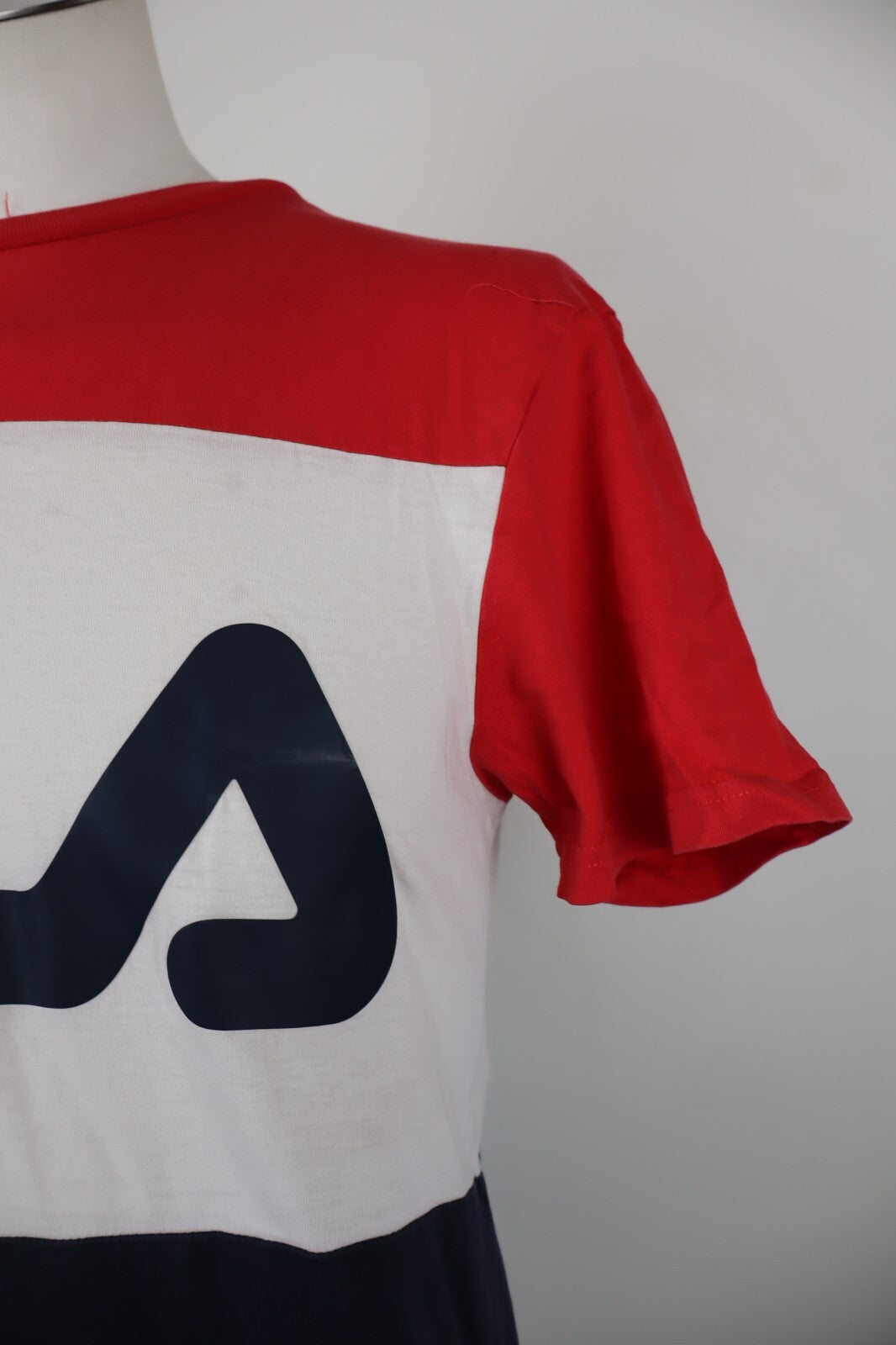 FILA MAGLIA UOMO TG S MAN T-SHIRT CASUAL VINTAGE COTONE COTTON BIG LOGO