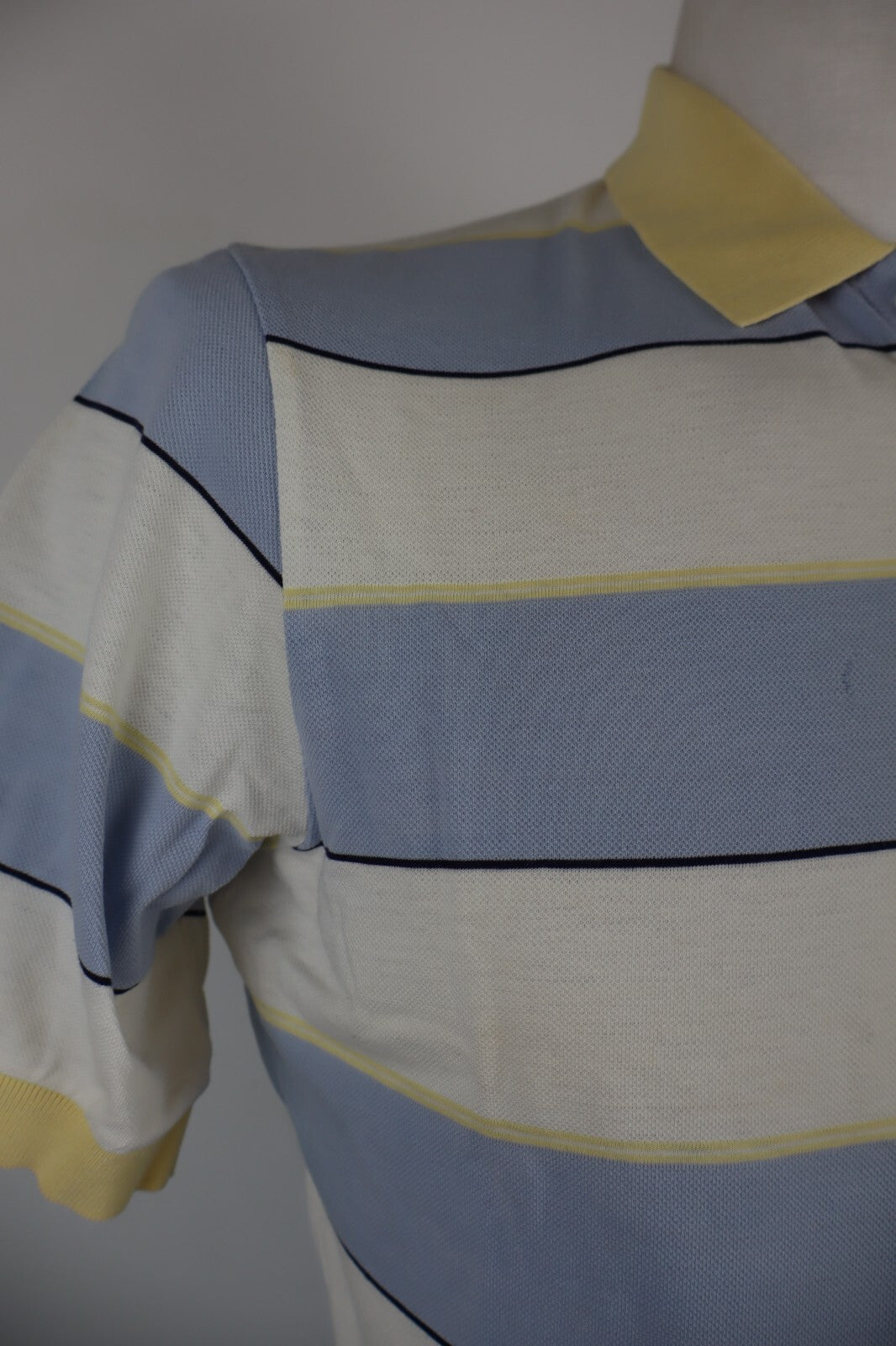 ELLESSE POLO MAGLIA UOMO TG L MAN T-SHIRT CASUAL VINTAGE COTONE