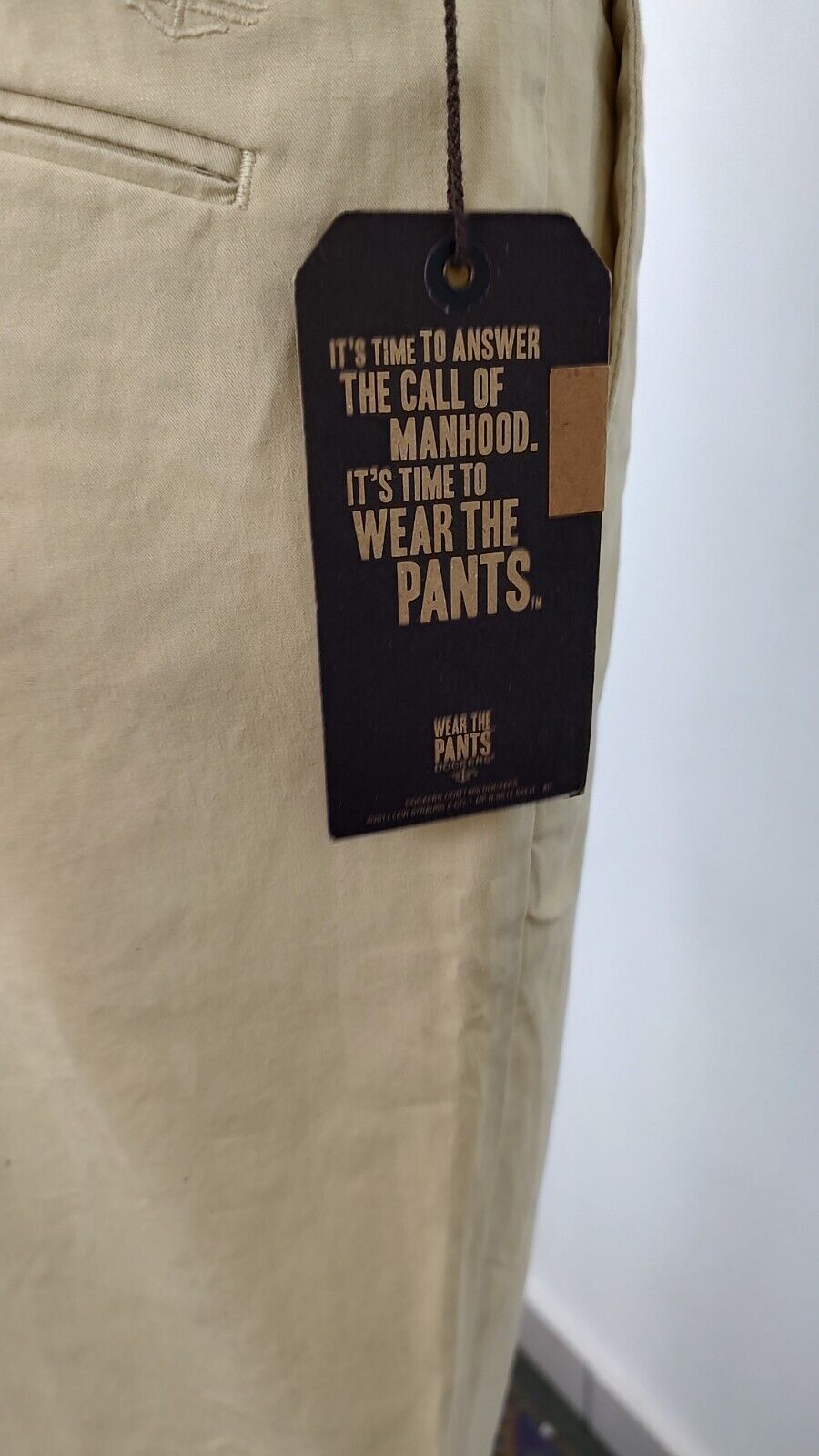 DOCKERS PANTALONE CASUAL UOMO TG 38 MAN VINTAGE PANTS COTONE CON TAG