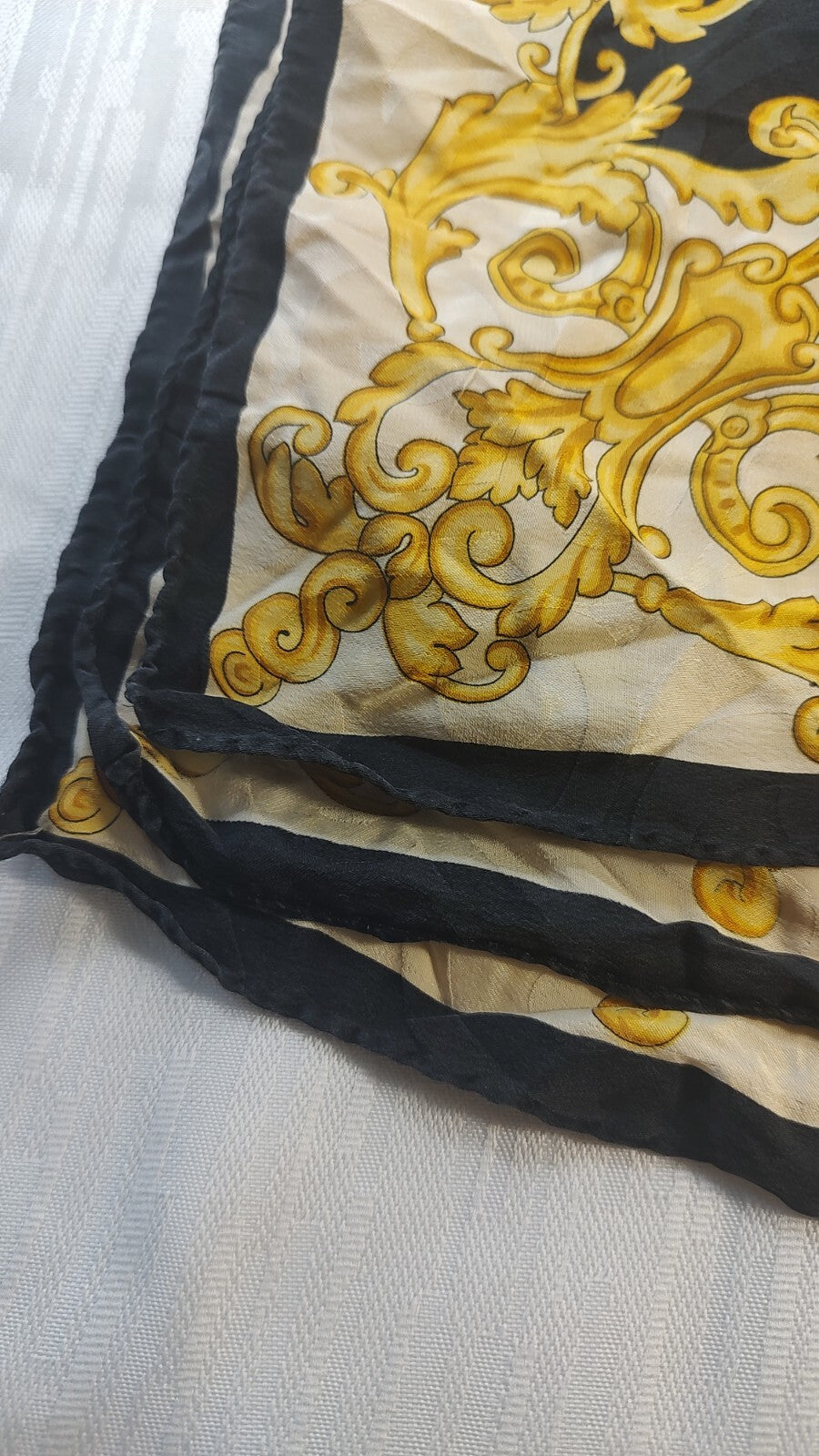 ROCCOBAROCCO FOULARD 100% SILK SETA SCARVES SCARF SQUARE MADE IN ITALY