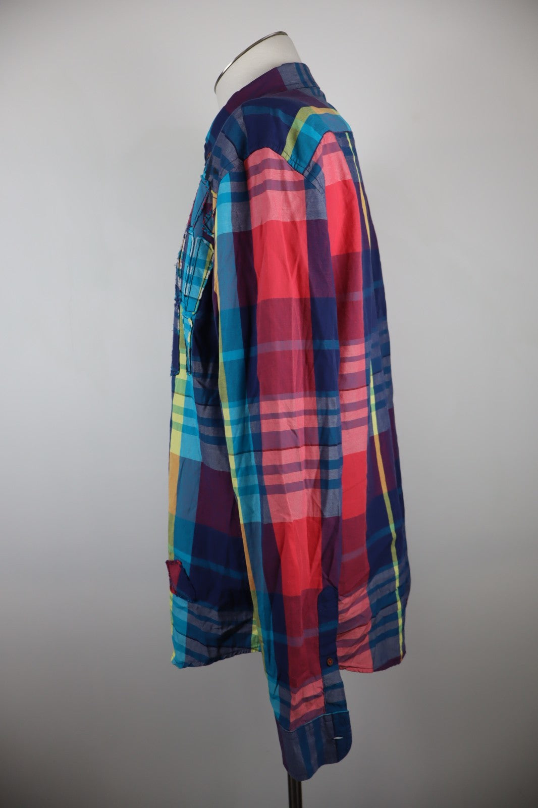 DESIGUAL CAMICIA UOMO TG. XL  MAN CASUAL VINTAGE SHIRT MAN COTONE COTTON LOGO