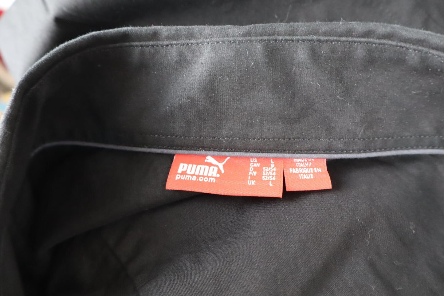 PUMA CAMICIA UOMO TG. L 52 54 MAN CASUAL VINTAGE SHIRT COTONE COTTON