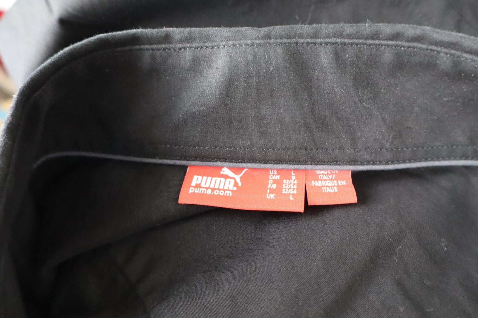 PUMA CAMICIA UOMO TG. L 52 54 MAN CASUAL VINTAGE SHIRT COTONE COTTON