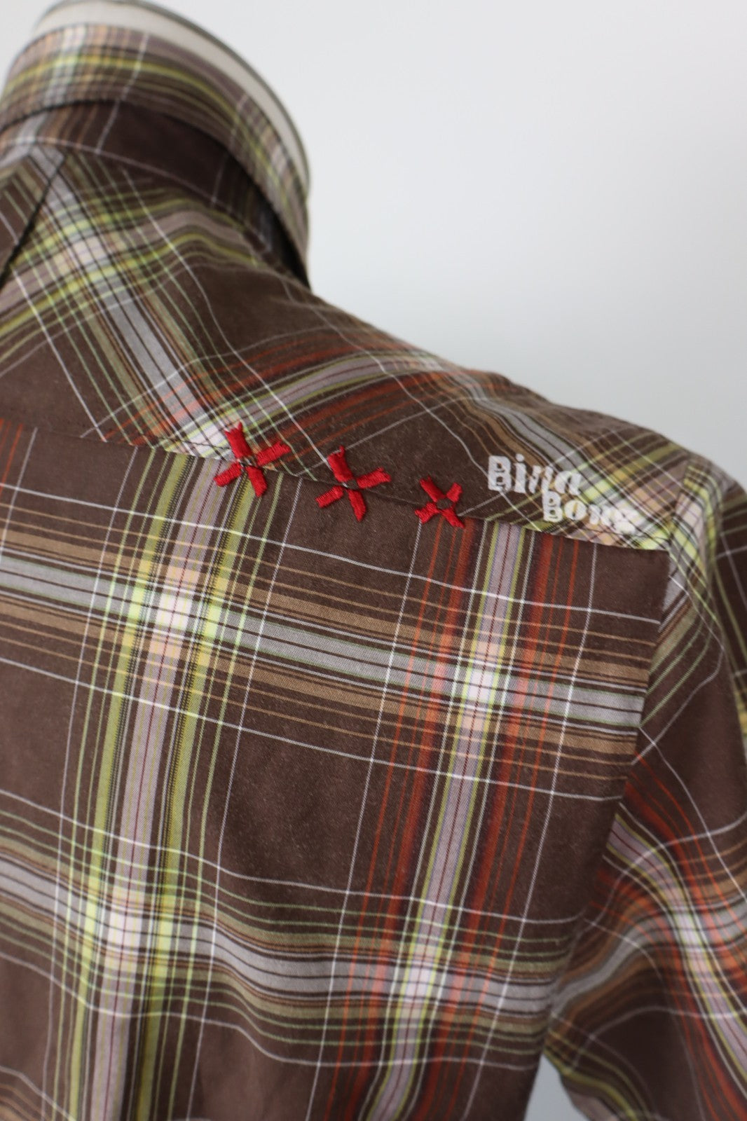 BILLABONG CAMICIA UOMO TG. S MAN CASUAL VINTAGE SHIRT COTONE COTTON LOGO