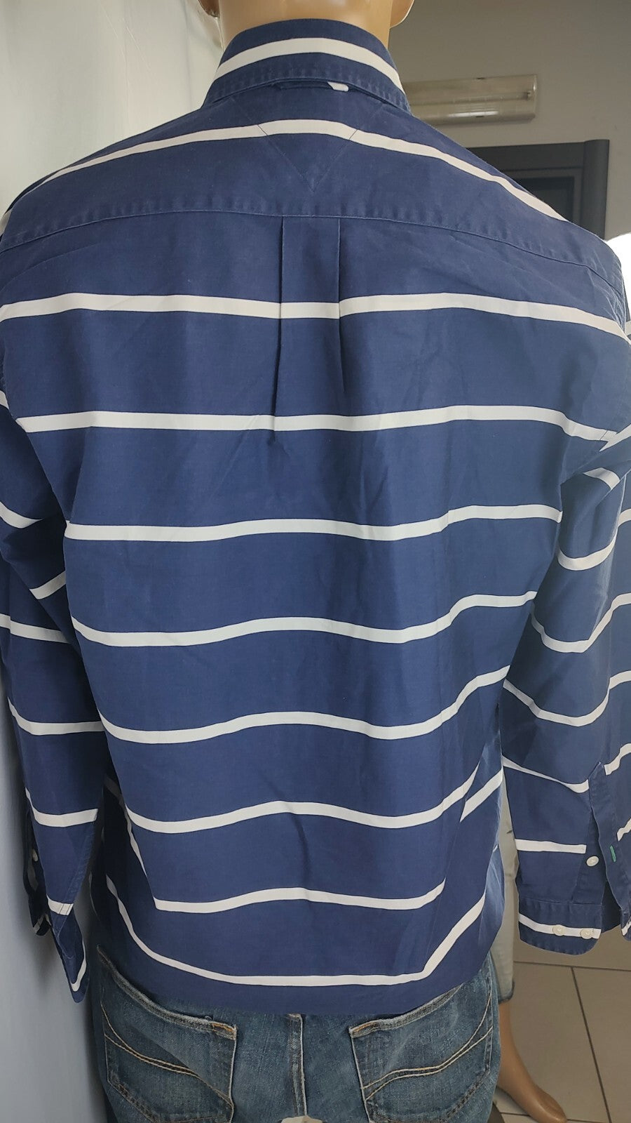 TOMMY HILFIGER CAMICIA UOMO TG. Small MAN CASUAL SHIRT VINTAGE SHIRT