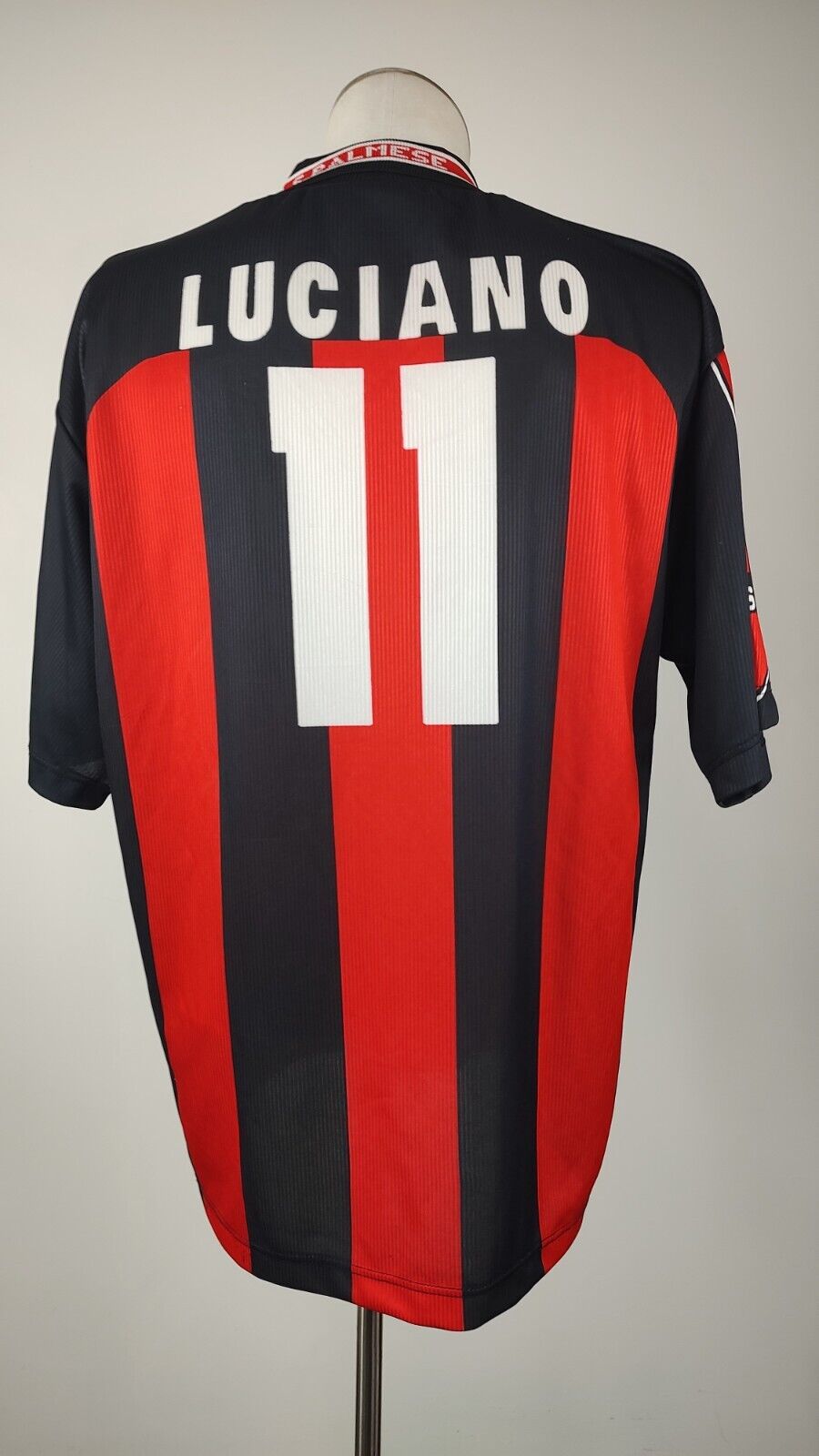 DEVIS PALMESE LUCIANO N. 11 MAGLIA CALCIO UOMO Tg XL SOCCER MAN JERSEY VINTAGE
