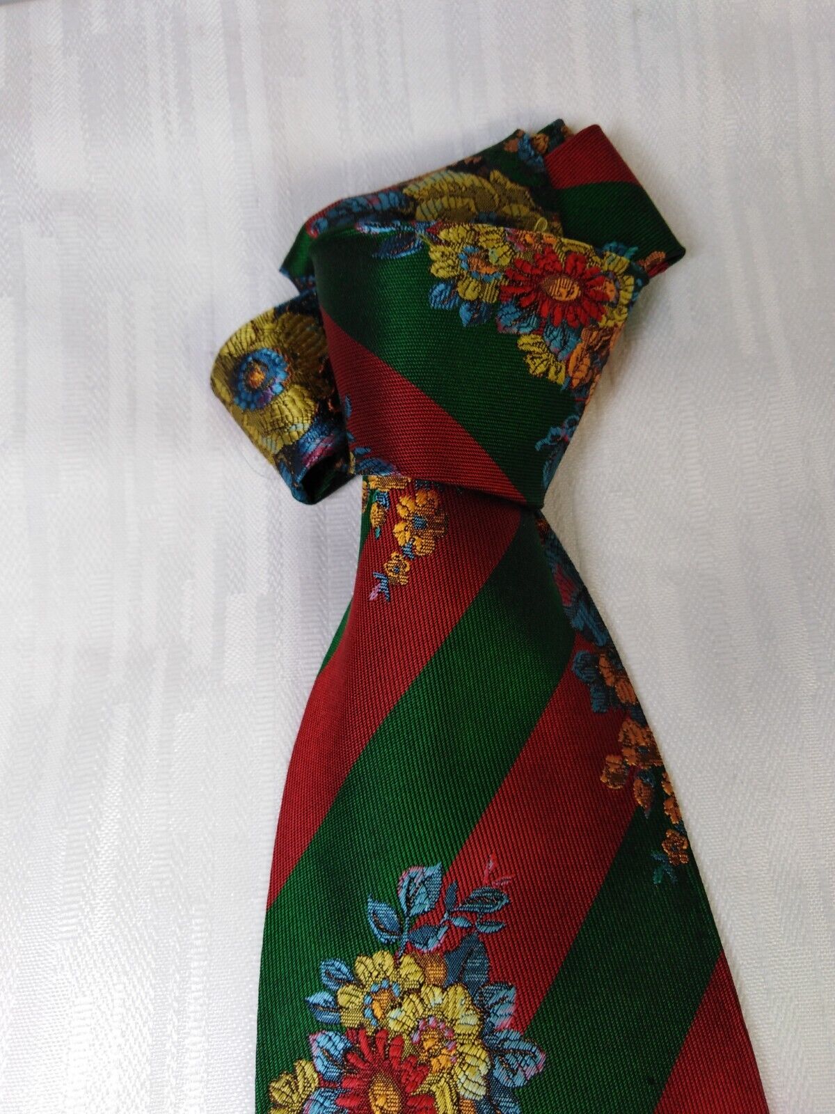 GUY LAROCHE 100% SETA SILK TIE CRAVATTA NECKTIE ITALY VINTAGE CLASSIC