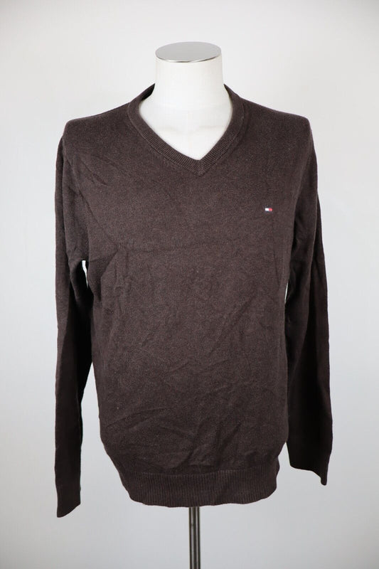 TOMMY HILFIGER MAGLIONE UOMO TG S MAN SWEATER CASUAL VINTAGE COTONE CASHMERE