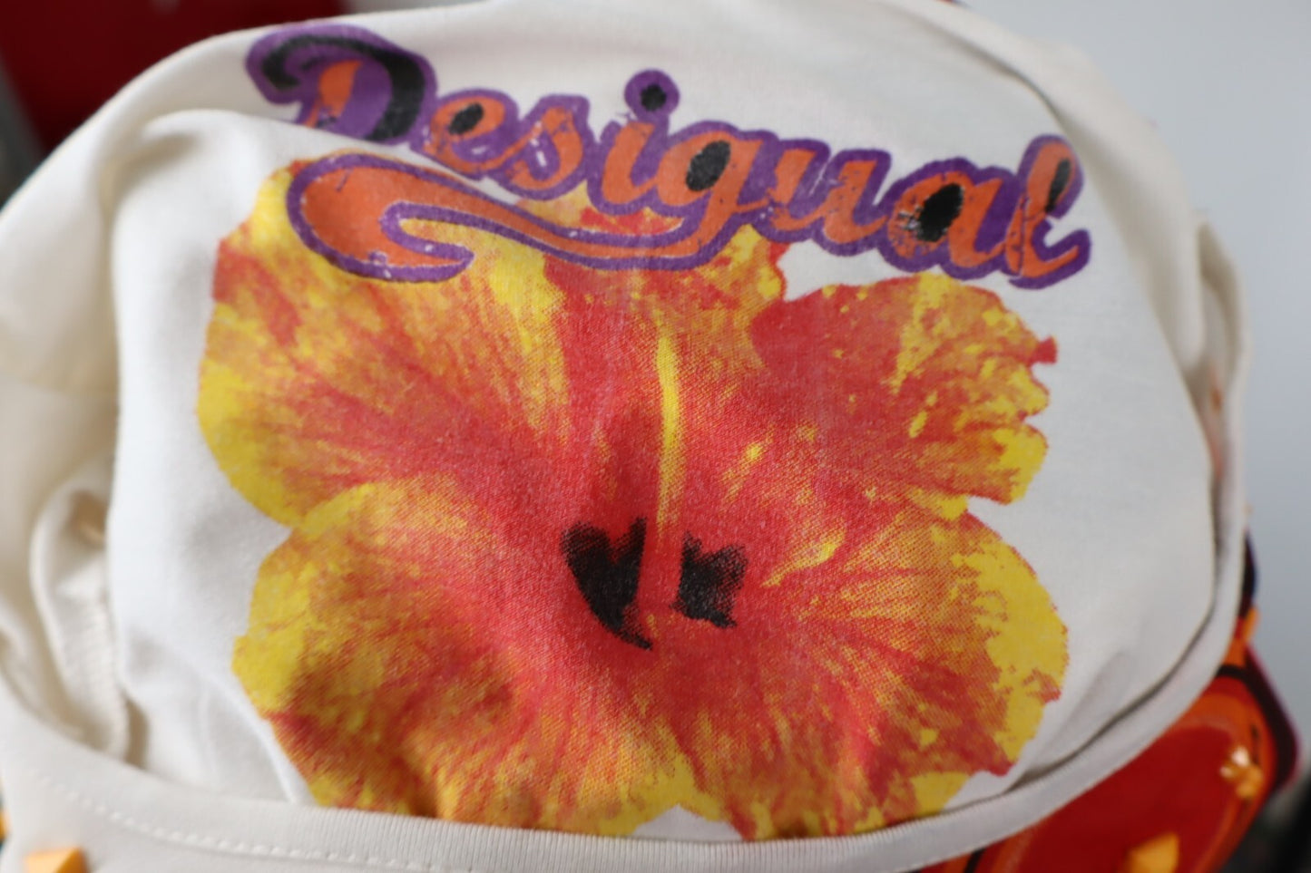 DESIGUAL MAGLIA DONNA TG. M WOMAN T-SHIRT CASUAL VINTAGE