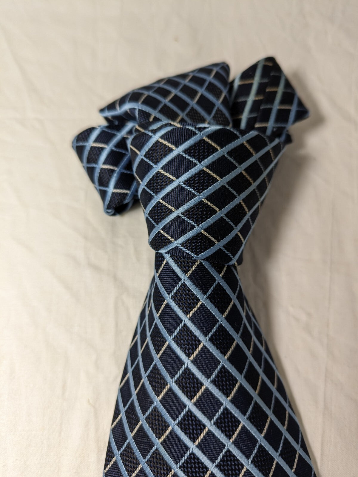 GIORGIO MARIANI  100%  SILK TIE SETA CRAVATTA SELF TIPPED NECKTIE MADE IN ITALY