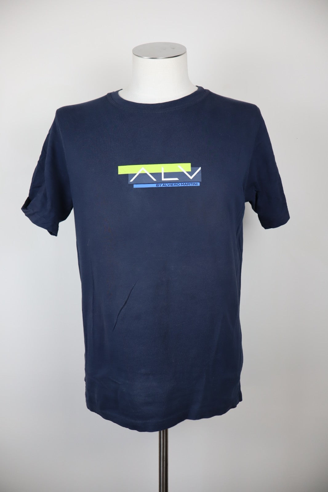 ALVIERO MARTINI MAGLIA UOMO COTONE TG L MAN COTTON T-SHIRT CASUAL VINTAGE LOGO