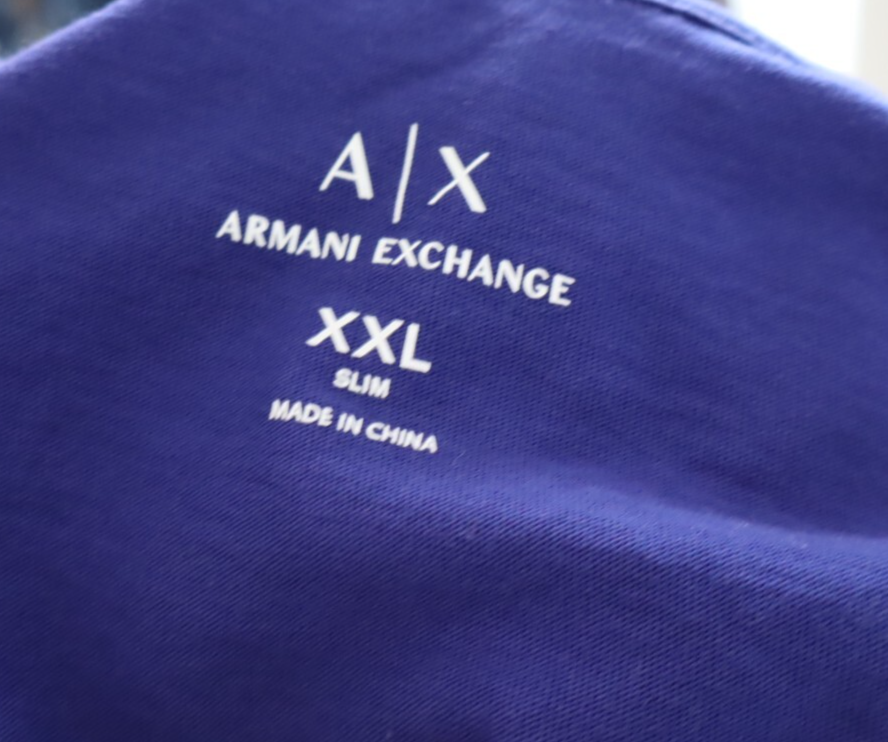 AX ARMANI EXCHANGE MAGLIA UOMO COTONE 2XL SLIM MAN COTTON T-SHIRT CASUAL VINTAGE