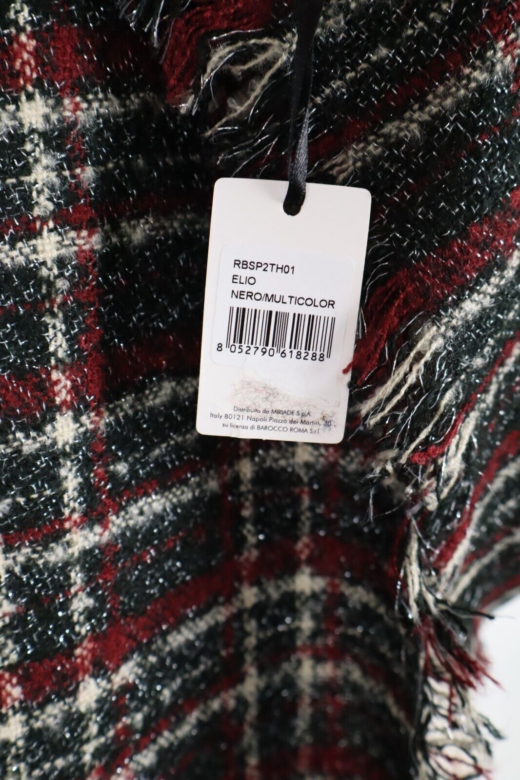 ROCCOBAROCCO SCIARPA  UOMO DONNA UNISEX WOMAN MAN VINTAGE CASUAL SCARF TAG