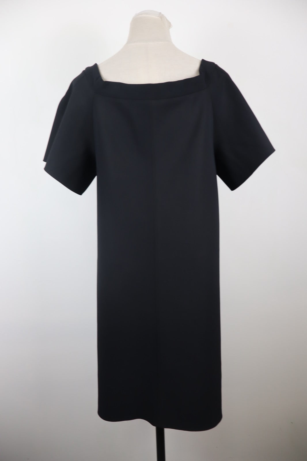 PINKO VESTITO DONNA MEZZA MANICA TG. 44 WOMAN CASUAL VINTAGE DRESS ABITO NERO