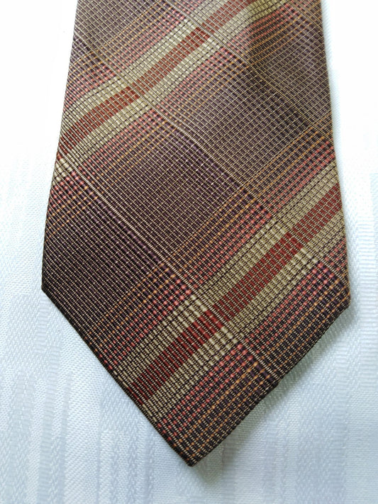 GIANFRANCO FERRE' 100% SETA SILK TIE CRAVATTA NECKTIE VINTAGE CLASSIC ITALY
