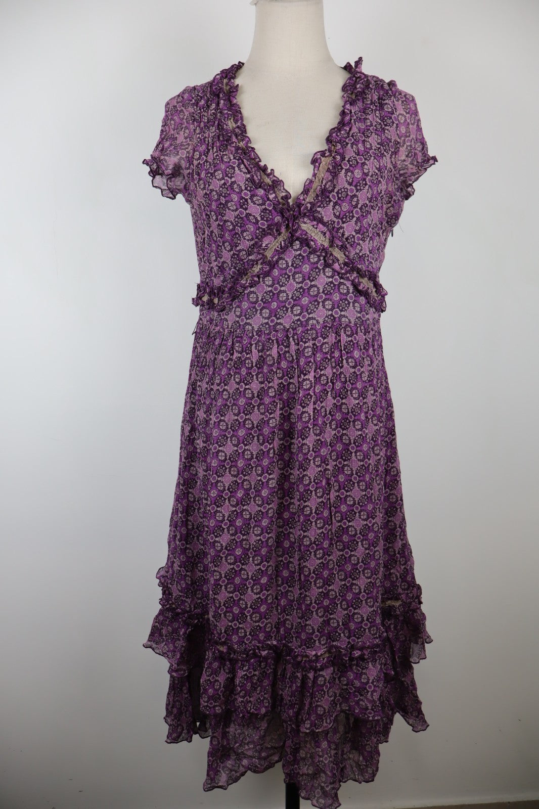 MARLBORO CLASSICS VESTITO DONNA 46 WOMAN CASUAL VINTAGE DRESS ABITO SETA ACETATO